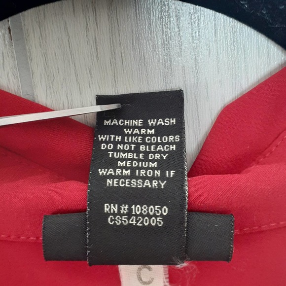 Ladies Lane Bryant Midnight Blue Blazer and Red Blouse Size 22 - Picture 5 of 15